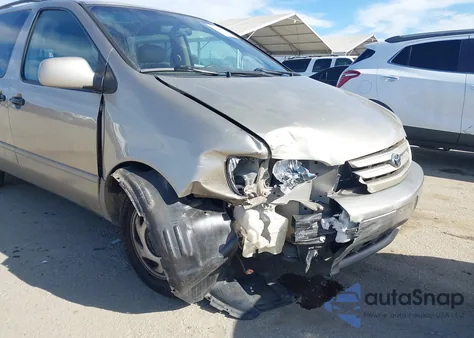 2001 Toyota Sienna Xle z USA, uszkodzony, nr VIN 4T3ZF13C51U379964